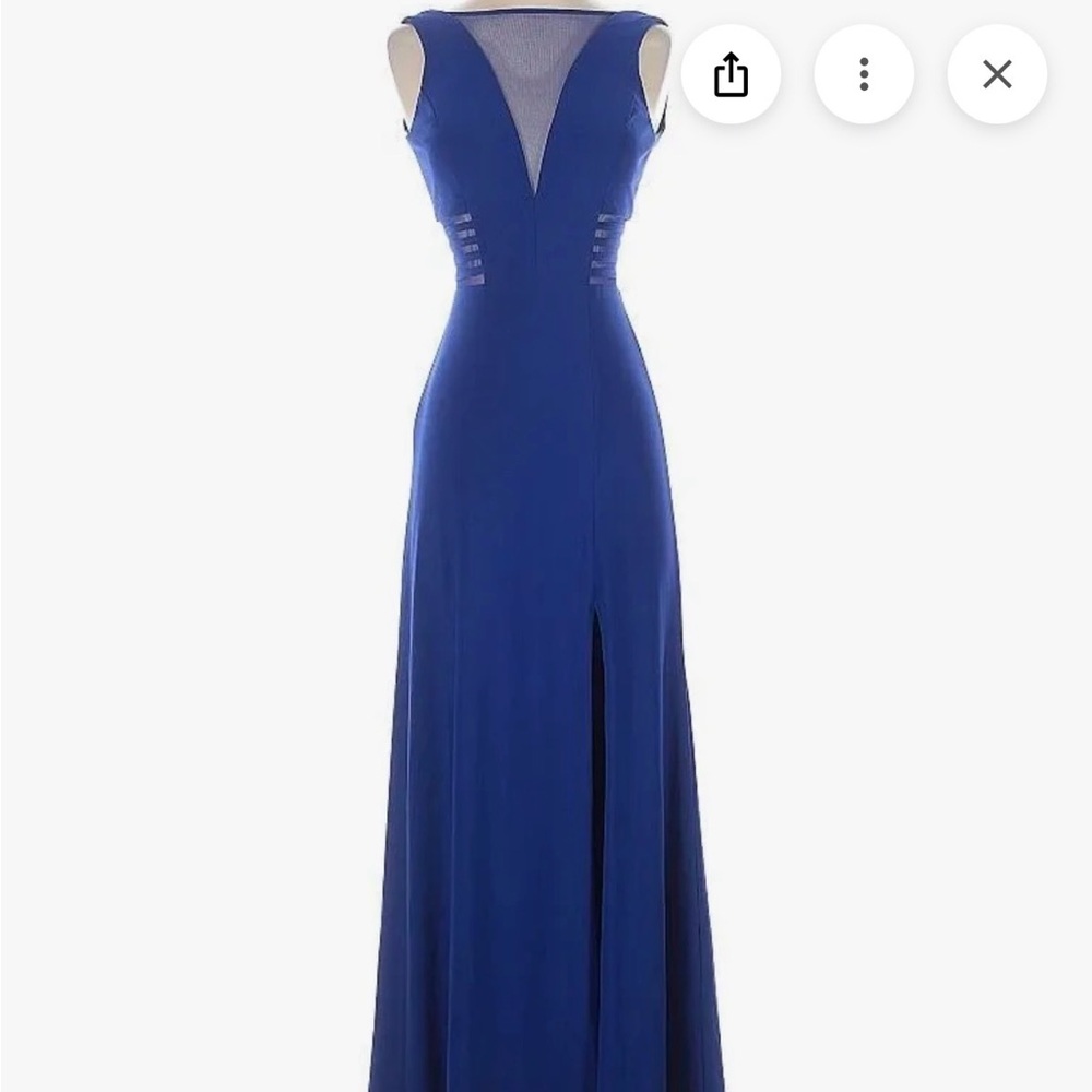 Morgan & Co. Royal Blue Maxi Dress